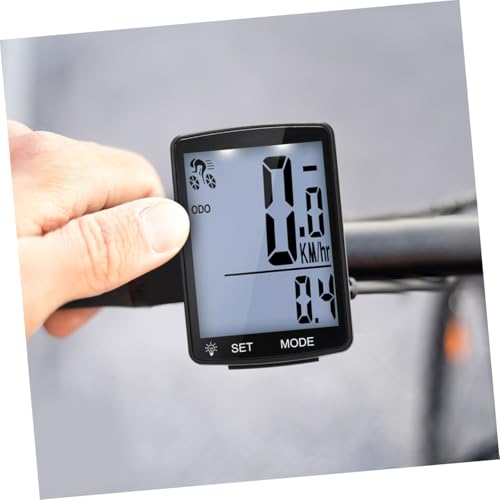 Ciclocomputador inalámbrico con pantalla LCD resistente para bicicleta Abaodam 5