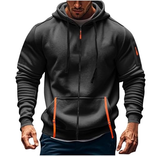 Sweat à capuche homme coton pour un style décontracté et chaud en hiver
