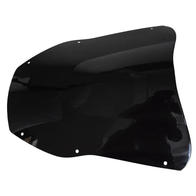 Pare-brise double bulle ABS noir haut de gamme pour Kawasaki Ninja ZX 12R