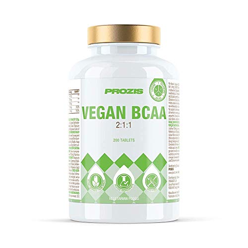 MyVegies 100% Pure Vegan BCAA 200 Comprimidos - Suplemento vegetal de aminoácidos de cadena ramificada para el crecimiento muscular, impulsor de la energía y pérdida de peso, 33 dosis