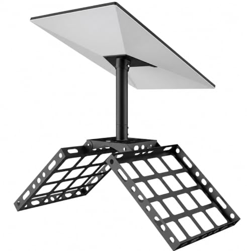 Gen 3 Roof Ridge Mount for Starlink, No-Drill Ridgeline Mounting Kit with 360° Rotatable Aluminum Pipe Adapter, Compatible with Starlink Standard 4/4X/V3 Dish by SUBFIX - Used condition - US$54.14