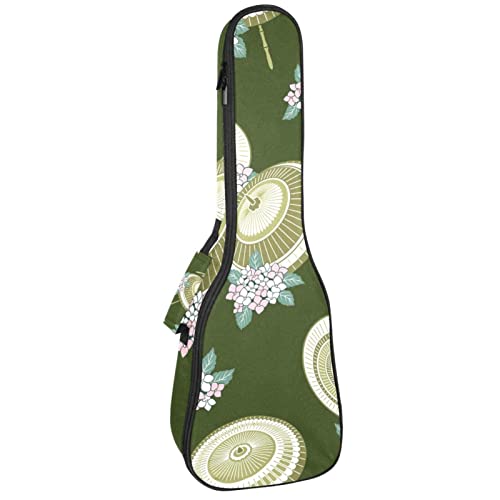 Sac de transport ukulélé ténor au design de parapluie japonais pour sublimer vos mélodies