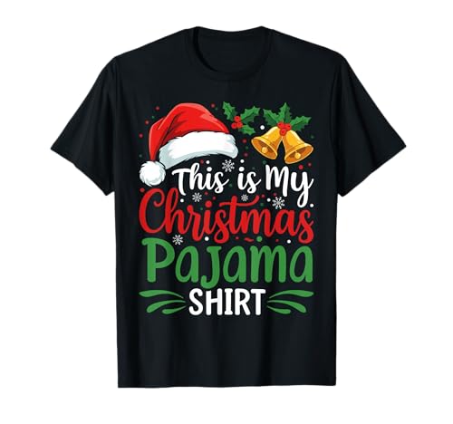 Chemise de pyjama This Is My Christmas T-Shirt