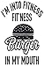I'm Into Fitness Fit'ness Burger In My Mouth: Gym Fitness Bodybuilding Workout Notebook I Burger Lover Prints Journal Notepad (A5 6" X 9" lined 120 pages)