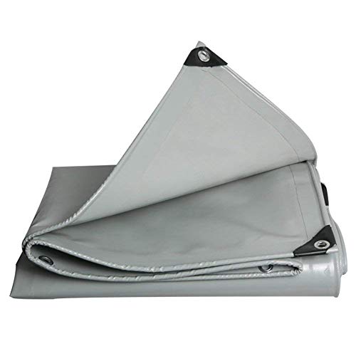 SS YUBU Bâche de Tente Ripstop Bâche, Toile Blanche imperméable et Anti-poussière, Fil de Polyester résistant à l'usure, résistant au Froid et à la Chaleur, épaisseur 0,48 mm Cover