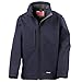 Result Childrens Unisex Waterproof Classic Softshell 3 Layer Jacket (11-12 Years) (Black)