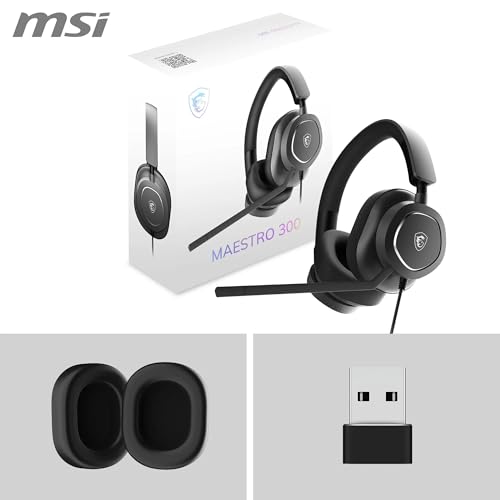 MAESTRO 300 Gaming Headset - Driver Neodimio da 40mm, Microfono Cardioide Rimovibile, Design Leggero e Regolabile, Compatibile con PC/PS5/PS4/Switch/Mobile, Suono 3D con Nahimic - Cuffia gaming - Immagine 6