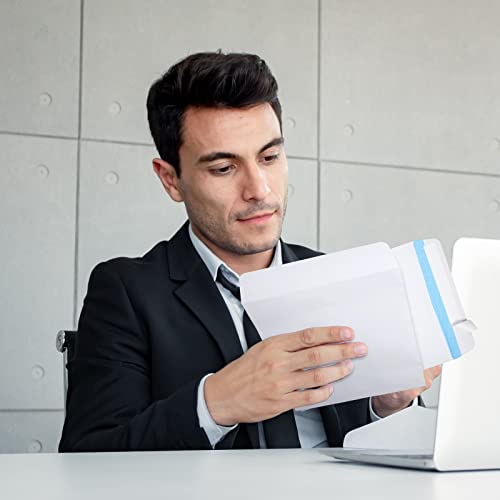 200 Pcs 10 X 13 Security Catalog Mailing Envelopes With Strong Peel And Seal Flap Booklet Envelope White Security Self Stick Catalog Envelopes For Secure Mailing Catalogs Reports Brochures Invitations #TOP5
