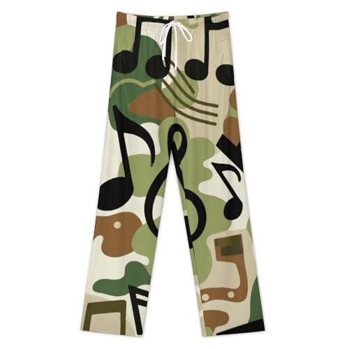 Men Sleep Pajamas Soft Sleepwear Lounge Pants, Comfy Elastic Waist Casual Nightwear Bottoms with Pockets3