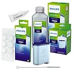 Philips AquaClean All-Round Care Set for Fully Automatic Coffee Machines (includes Water Filter CA6903), Descaler 250 ml, Lubricating Grease HD5061, Coffee Oil Remover CA6704/10 (6 Tablets), Cleaning
