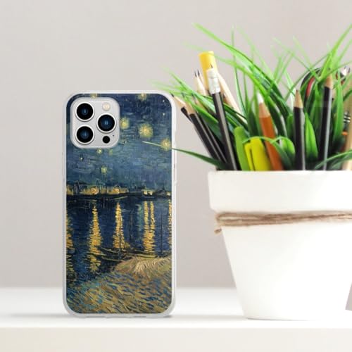Coque en silicone iPhone 13 Pro Max Van Gogh protection souple - 5
