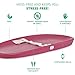 Evolur Eva Baby Changing Pad in Fuschia Pink, Soft, Lightweight and Portable Changing Pad, Fits All Changing Table, Waterproof Firm Padding
