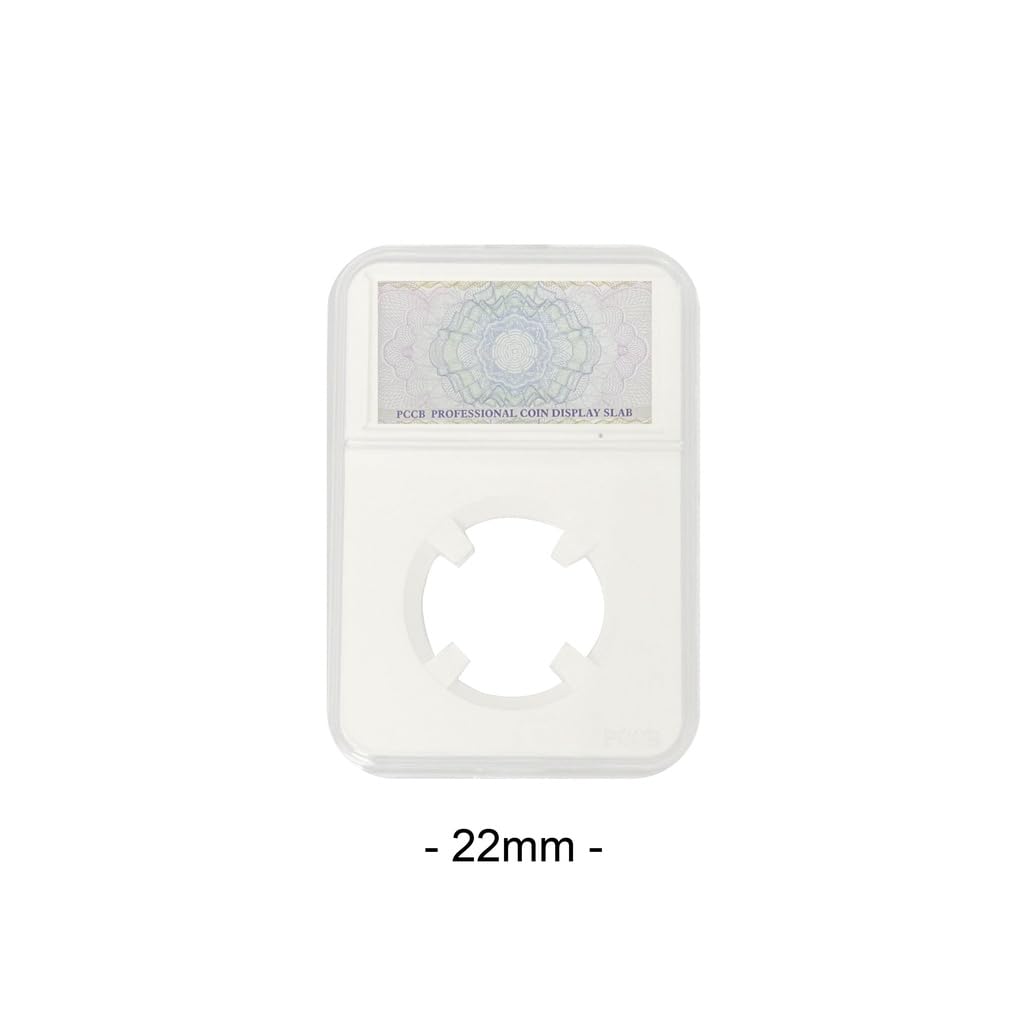 PCCB MINGT 10PCS 22MM Coin Slab Display Acrylic Coin Holder Collection Casing Protector Storage Case For Coin Collection And Supplies - Image 2