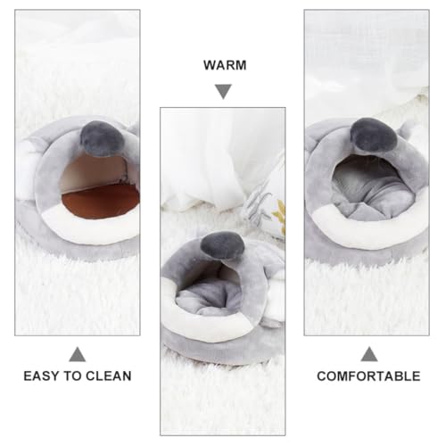 Cama para hámster cueva mullida ideal para jaulas en el salón 7