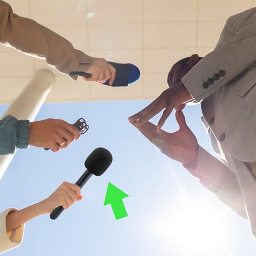 JCMOYUTY for Rode Mic Stand, Holder for comica BoomX-D2 Vimo C3 / GODOX MoveLink M2 II/Saramonic BLINK500B2+ / Shure MoveMic Wireless Lav Microphone Handle Mount Adapter - Image 4