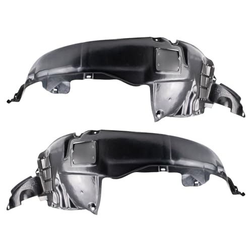 Image of TRQ Inner Fender Liner Set Compatible with 2006-2010 Hyundai Azera HY1248112 HY1249112