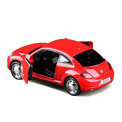 Dxzj 1:36 For Volkswagen Beetle Diecast Alloy Metal Collection Collectible Car Model Pull Back Toys Vehicle (Color : Red) #TOP3