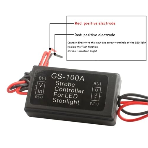 Contrôleur de feu stop GS-100A 12V-24V pour alerte de freinage - 5