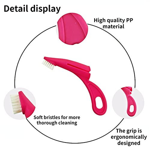Image of Dog Toothbrush Dog Tooth Brushing Kit Cat Toothbrush Can Adjust The Size of The Finger Cot Pet Finger Toothbrush Professional Removal of Bad Breath Dental Calculus Cats and Dogs Universal