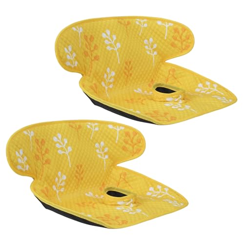 Image of INFANZIA Dry Seat, Car Seat Protector Waterproof Carseat Liner Potty Training Toddlers, Baby and Infants, Piddle Pad for Carseats Strollers (Yellow, 2 Packs)