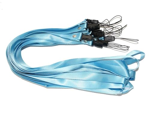 EXMAX - Lanyards para cuello, paquete de 10 unidades, compatibles con sistemas inalámbricos de guía turística ATG-100T, EX-100, EXD-101 y EXD-6824 (receptores o transmisores) miniatura 1