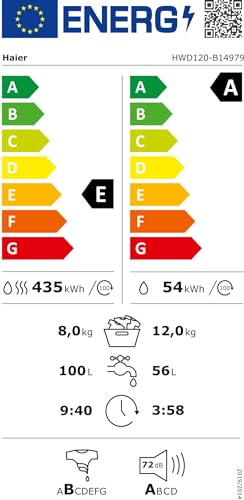 Waschtrockner Haier I-PRO Serie 7 HWD120-B14979 mit 12 kg Fassungsvermögen
