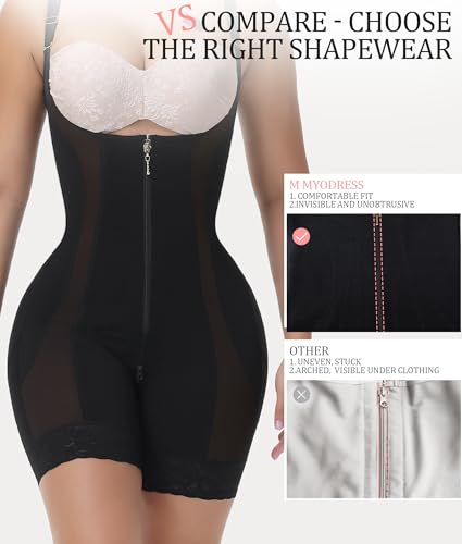 Image of M MYODRESS Fajas Colombianas Moldeadoras Shapewear for Women Body Shaper Tummy Control Post Surgery Compression Garment
