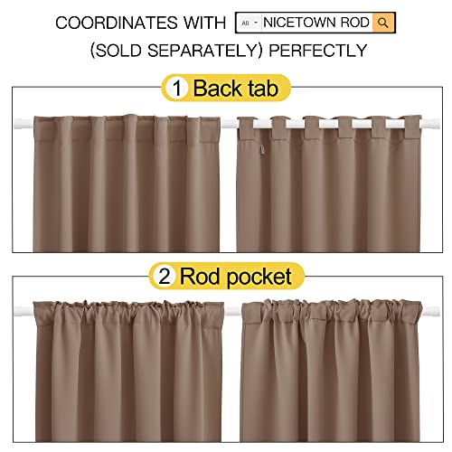 image for NICETOWN Blackout Curtain Panel for Living Room - (Cappuccino Color) 7
