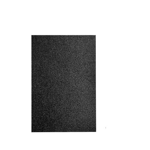 Feutre pailleté noir de 30 cm en lot de 4 pour décoration élégante