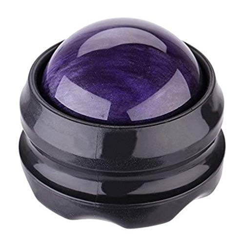 VOANZO Massage Ball, Masseur Anself Roller pour Accessoires de Musculation, épaules, Bras, Dos, Abdomen, Jambes ou Pied Relaxation (Violet) Cover