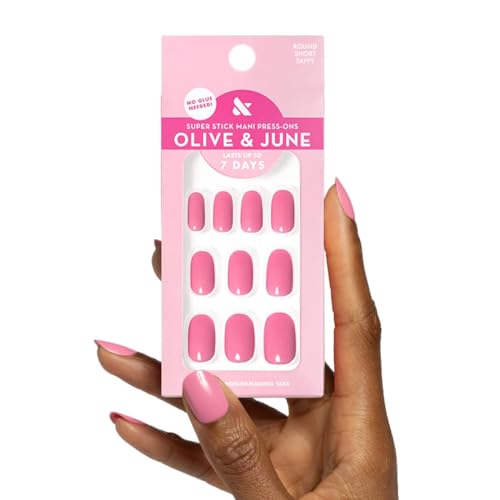 Olive & June Super Stick Press-On Nails, Taffy