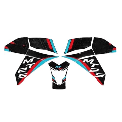Moto réservoir autocollant de protection durable compatible avec MT-25