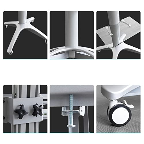 Soporte móvil para TV y monitor de piso para 32-70 pulgadas miniatura 4