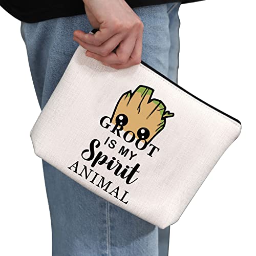 PYOUL Groot Lover Gift Groot is My Spirit Animal Makeup Bag Groot Fan Cosmetic Bag for Fans (Groot Bag EU) - Image 2
