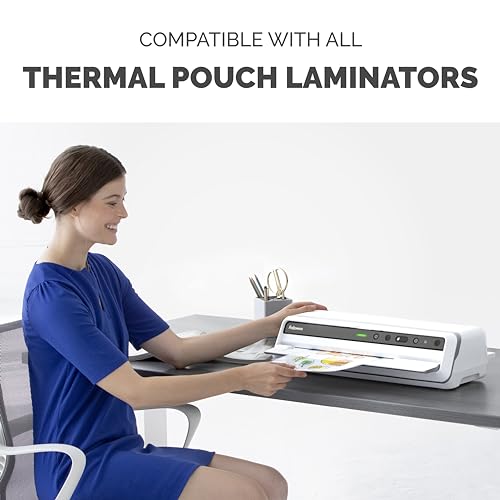 Fellowes Thermal Laminating Pouches, Letter Size Sheets 9 x 11.5-Inches, 3 mil, 200 Pack (5743401), Clear image 7