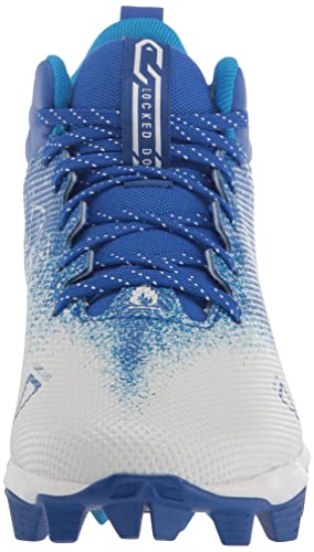 Under Armour Men's Spotlight Fran 2.0 Football Shoe, Team Royal Blue (400)/White, 7 - Thumbnail 2