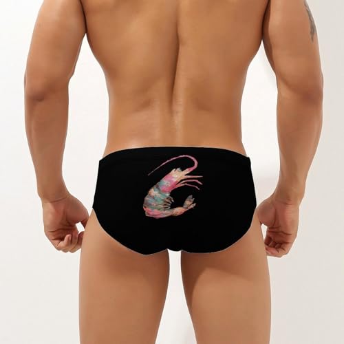 Japanese Shrimp Wave Surf Sunset Men's Swimsuit Bikini Briefs Swim Underwear Stretchy Swimwear3
