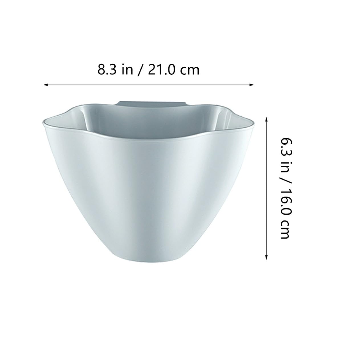 3pcs Hanging Kitchen Garbage Bins Mini Desktop Trash Cans Wall-Mounted Waste Buckets for Food Waste Sorting, Space-Saving Compact Design in Pink, Blue, and Gray for Home and Office
