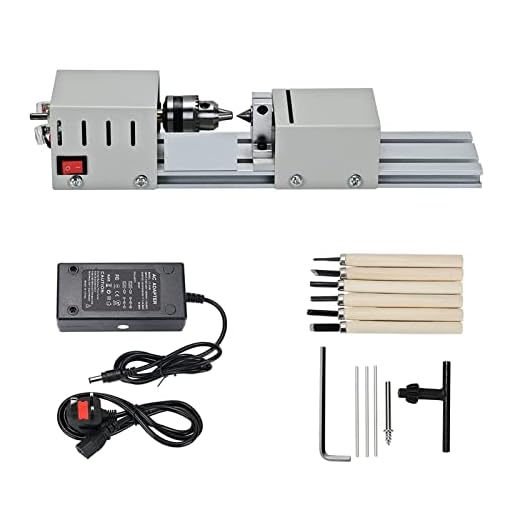 Compact 6-in-1 Mini Lathe for DIY Projects