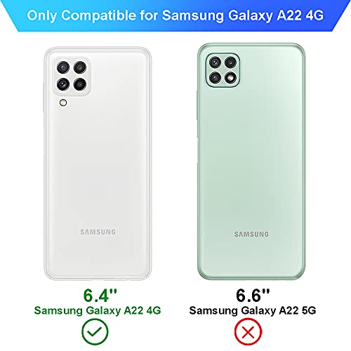 DiaryTown 2 Pezzi Cover per Samsung Galaxy A22 4G
