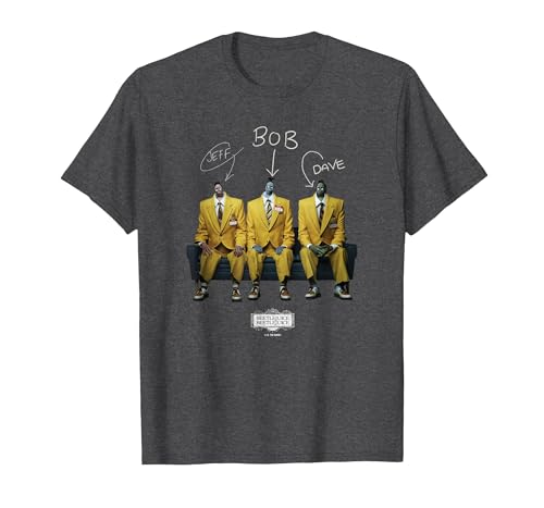 Image of Beetlejuice Shrinker Group T-Shirt, Men, Dark Heather Grey, XX-Large