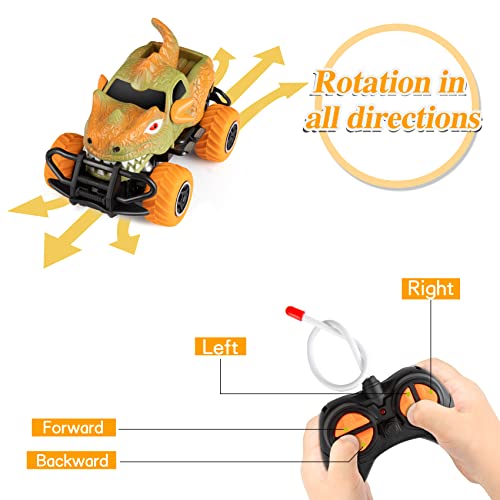 Hahagift Toys For 5 4 6 3 Year Old Boys Gifts,Remote Control Cars For Boys Dinosaur Party Favor Gifts Birthday Gifts For 3-5 Year Old Boys Toys Age 2-6,Dinosaur Toys For Boys Gifts Age 3 4 6 5(Orange) #TOP4