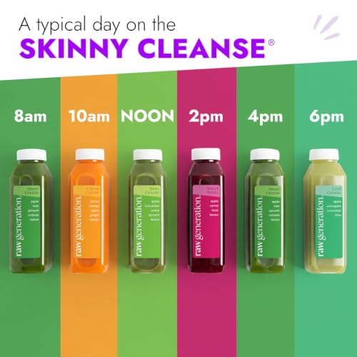 Image of Raw Generation Skinny Juice Cleanse, 5-Day, 30 Cold-Pressed Juice Bottles