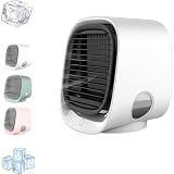 Desktop Cool: con un design compatto e portatile, questo ventilatore è perfetto per il desktop, raffreddando in modo efficiente l'ambiente circostante e offrendo sollievo immediato con una brezza rinfrescante durante i caldi mesi estivi.