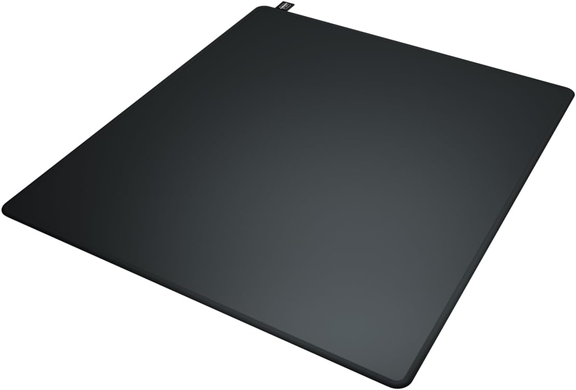 CHERRY XTRFY GP7 Cloth Gaming Mousepad | Large Graphene Black | Extra-Soft Rubber Base | Square 18 X 15.75