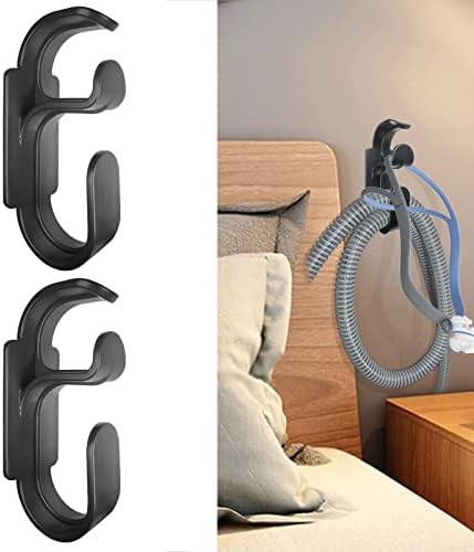 CPAP Hose Hanger with Anti-Unhook Feature - CPAP Mask Hook and CPAP Tube Holder - CPAP Supplies Organizer,Avoids CPAP Hose Tangle and Allows You to Sleep Better