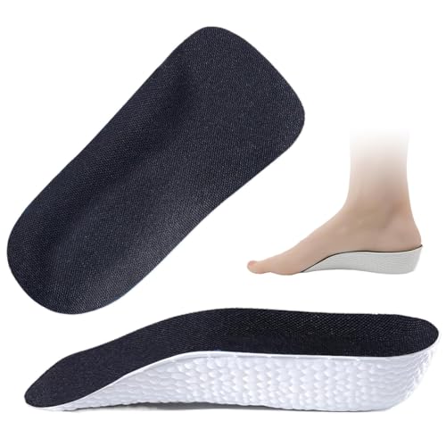 HABNI Plantillas Altura, Plantillas Para Zapatos Aumento De Altura, Alzas Para Zapatos Hombre Y Mujer Para Pies Talones Soporte Y Amortiguación De Impactos(2.5 Cm)