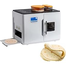 Automatic Roti Maker, Electric Chapati and Tortilla Making Machine, One-Key Operation for Flatbreads and Pita, Easy to Use for Quick Meal Preparation