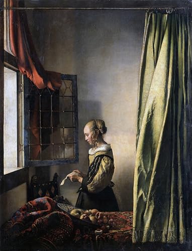 Affiche Vermeer graffiti pour salon moderne : grand poster art mural SERENDIPITP