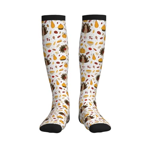 Image of Compression Socks for Women Men Circulation Graduated Supports Socks for Running Athletic Sports Nurse Travel